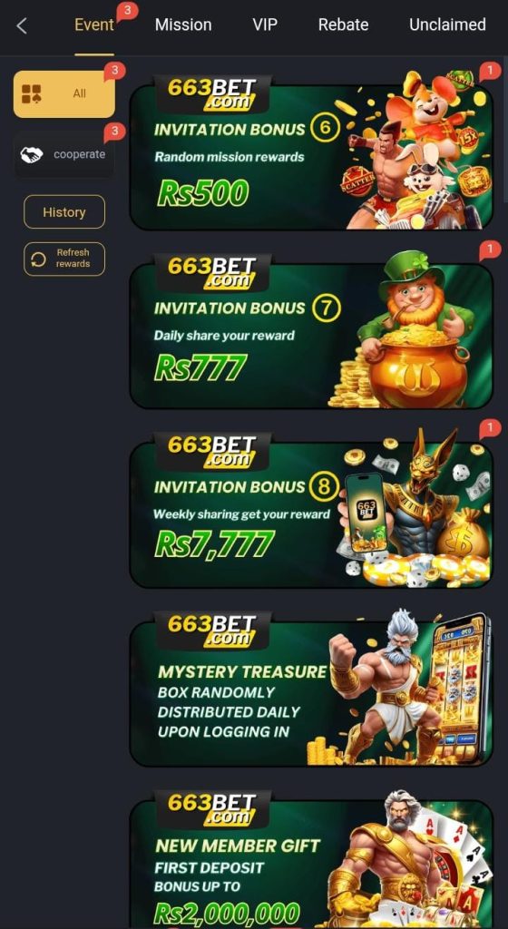 663bet game register
