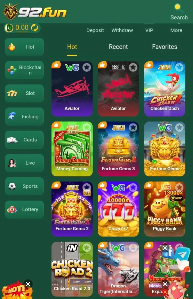 92fun game
