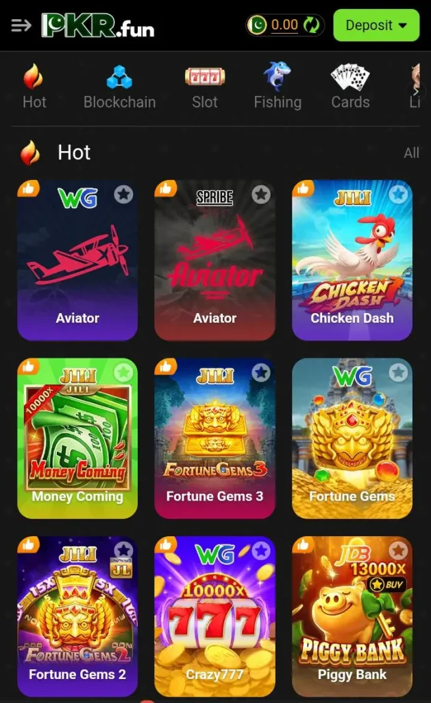 pkr fun game